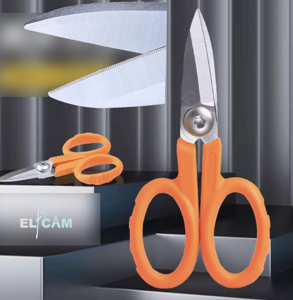 Elfcam® - Ciseaux Fibre Optique Kevlar pour Techniciens - Outil