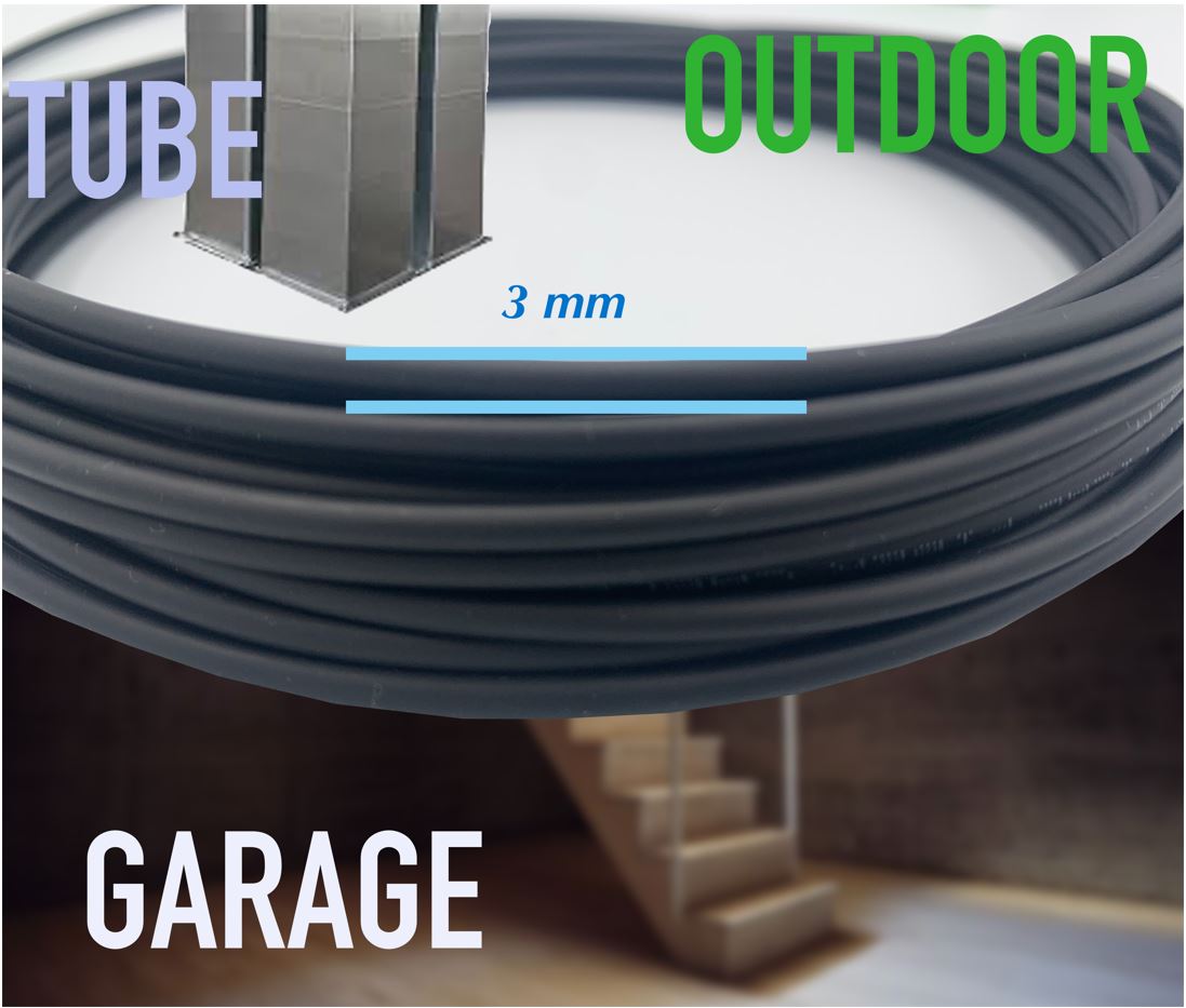 Cable Fibra Óptica Blindado SC / APC - SC / APC Monomodo Simplex 9 / 125 µm  Amarillo 25 m