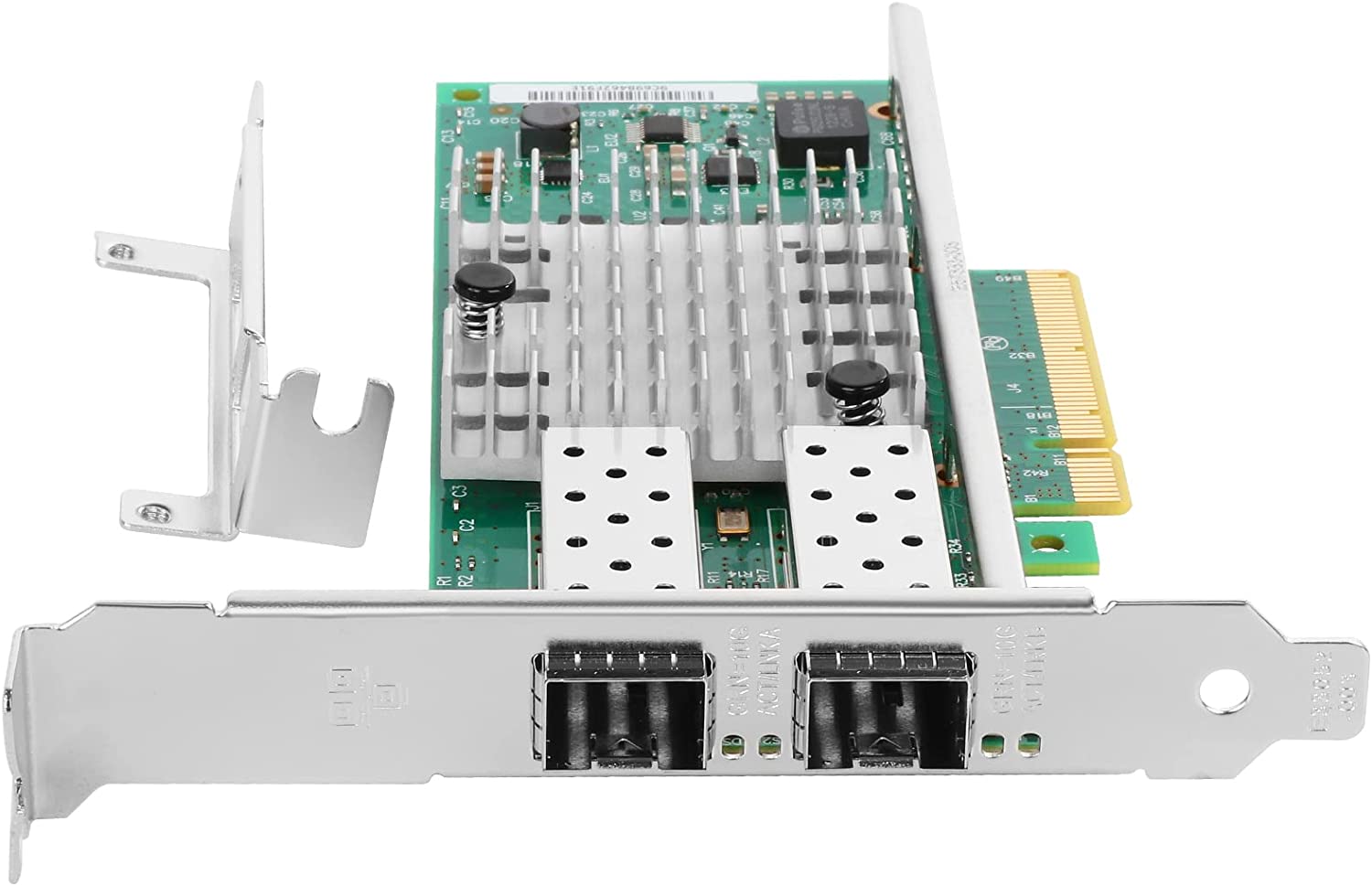 Elfcam®- Carte Ethernet 10Gb SFP+, avec Intel X520-DA2/ X520-SR2-82599ES  Chip, 10Go PCI Express x8 LAN Adapter, 10GbE NIC pour Windows Server,  Win7/8/10, Linux, 2x Ports 10G SFP+ (Réf: 12012) – Elfcam 