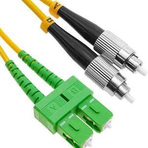 Câble à Fibre Optique FC/PC à SC/APC OS2 Duplex (Ref:3015)