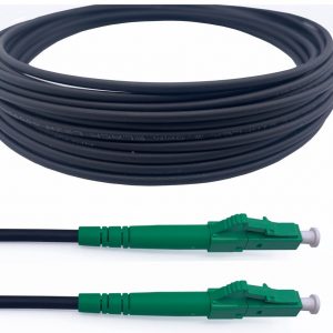 Câble à Fibre Optique en Acier Blinde LC/APC à LC/APC Simplex Monomode LSZH (Ref:3311)