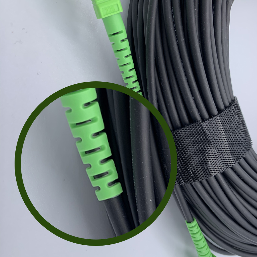 Elfcam® - Cable a Fibre Optique en Acier Blinde, Convient aux Installations  Exterieur et Interieur, Compatible avec Orange SFR Bour, 30M