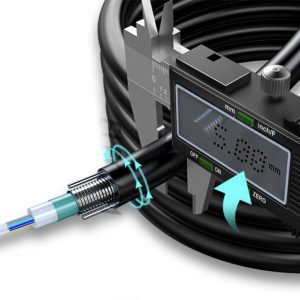 Câble fibre optique monomode, pour intérieur ou extérieur, CLT, renforcé
