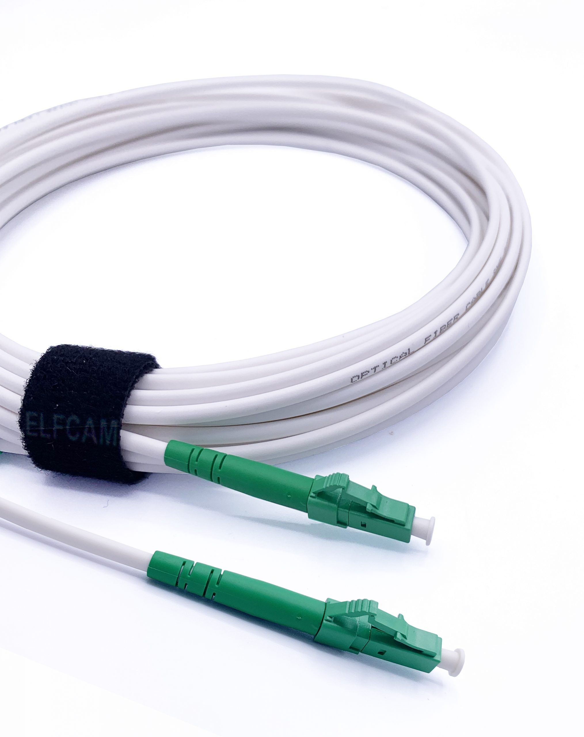 Cable Fibra Óptica LC / PC - SC / APC Monomodo Simplex OS2 9 / 125 µm 20 m