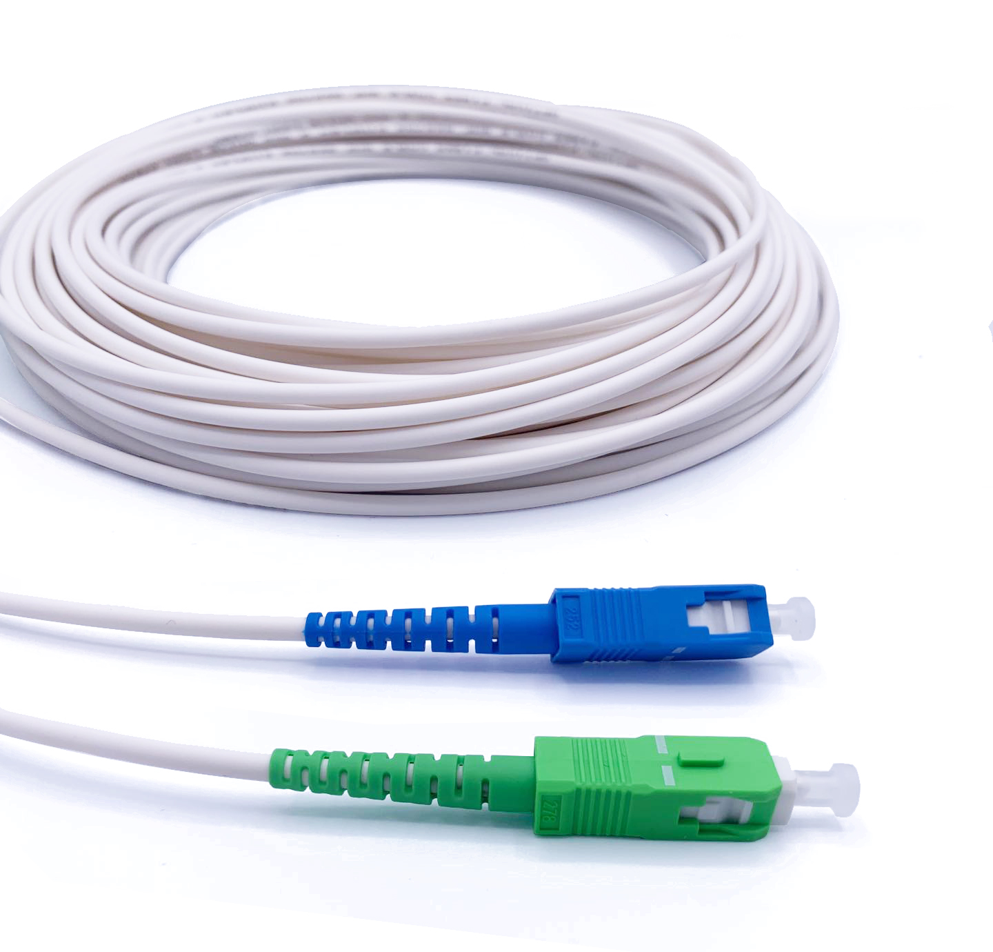 Câble à Fibre Optique SC/APC à LC/UPC Monomode Simplex APC Elfcam® 20M 