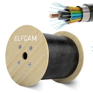 Elfcam® - Câble Structure Libre 250µm Fibre Optique Multimode OM3 - MV - PE (REF:13113)