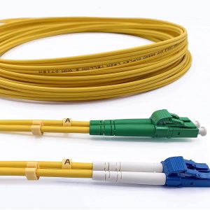 Câble à Fibre Optique LC/APC à LC/UPC Monomode Duplex (Ref:3894)