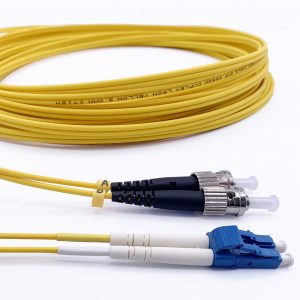 Câble à Fibre Optique ST/UPC à LC/UPC OS2 Duplex (Ref:3949)