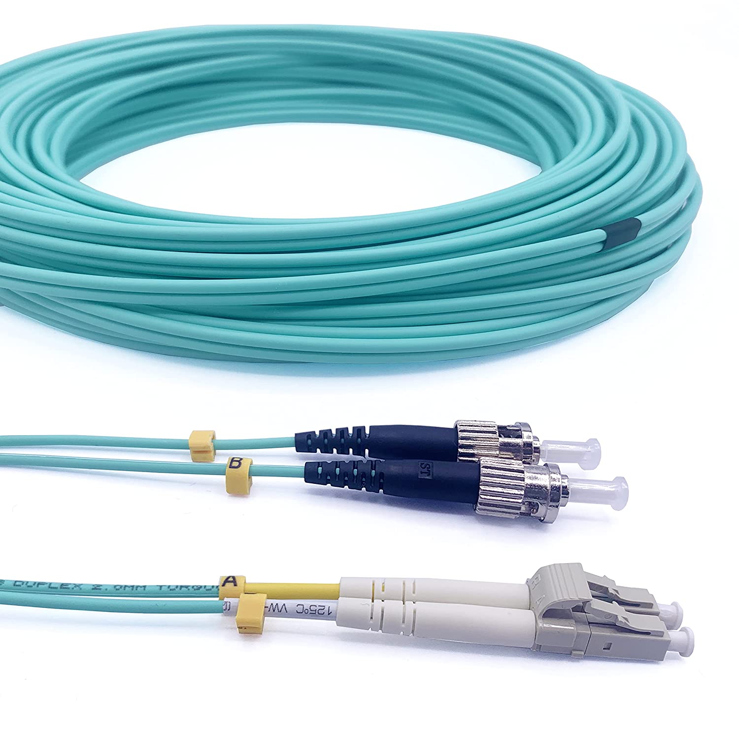Câble de raccordement fibre optique fuba 29104070 [1x RJ45 femelle - 1x  RJ45 femelle] 980/1000µ 20.00 m - Cdiscount Informatique