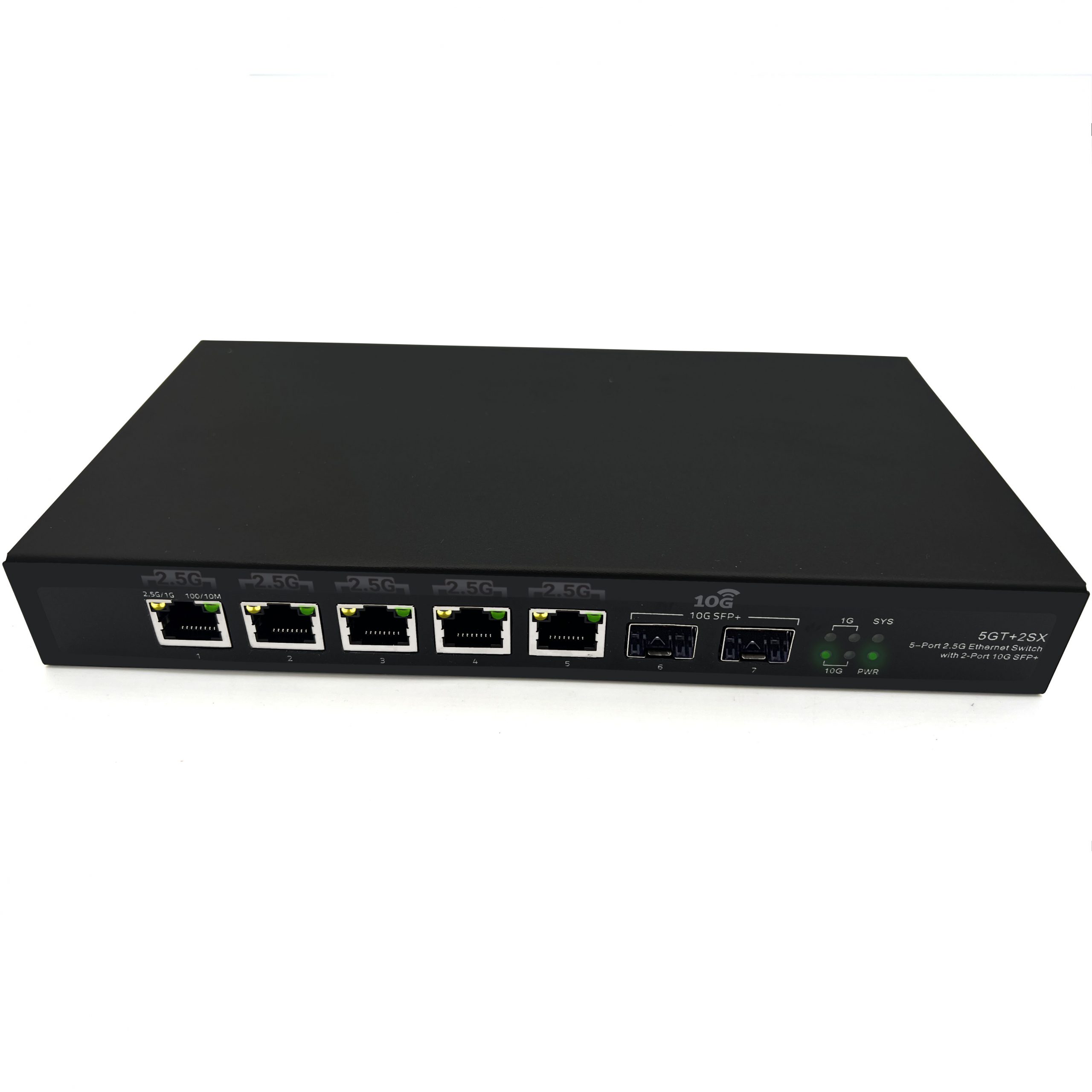 Switch Ethernet con 2 porte 10GSFP+5 porte 2.5G – Elfcam