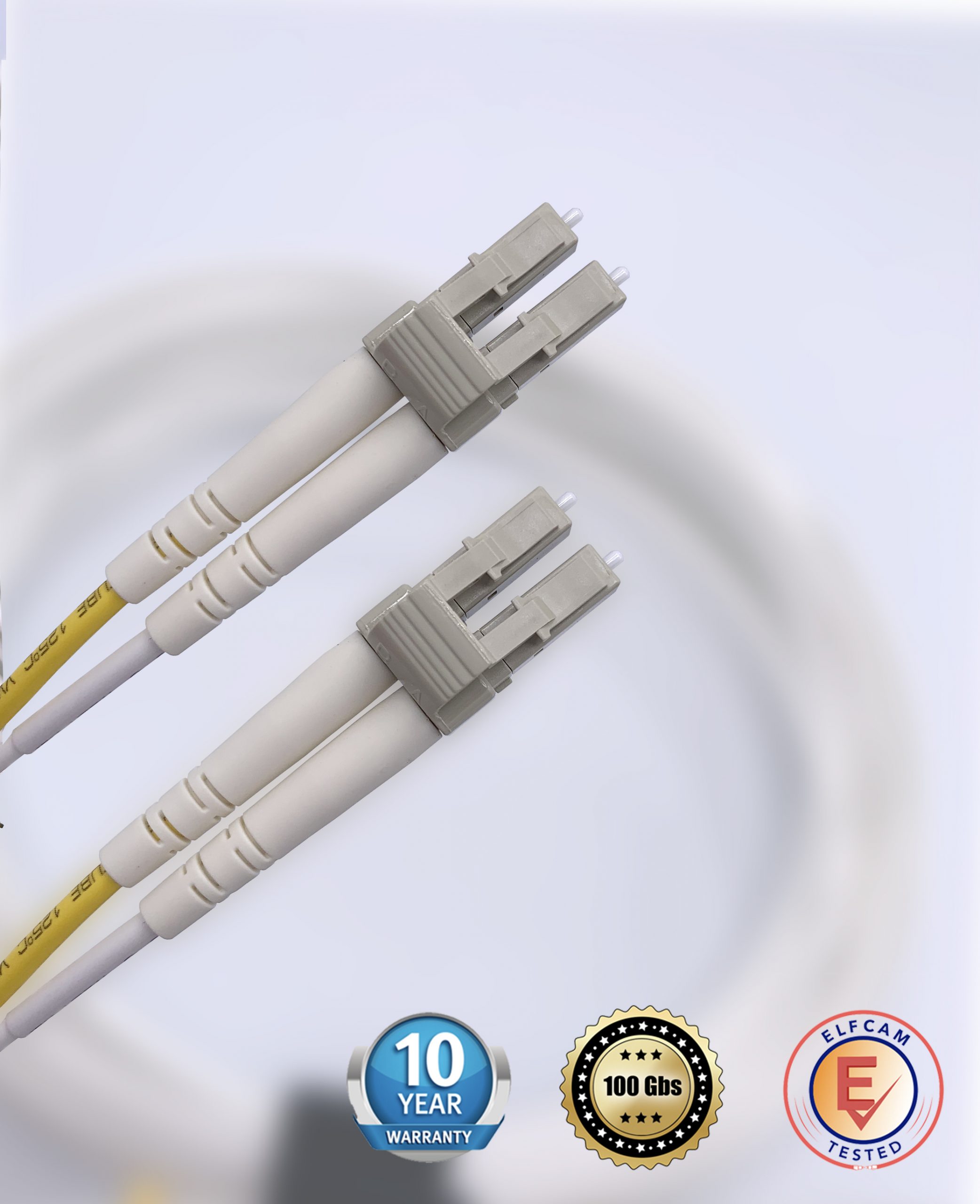 Câble Fibre Optique LC/UPC à LC/UPC OM3 Multimode Duplex – Elfcam