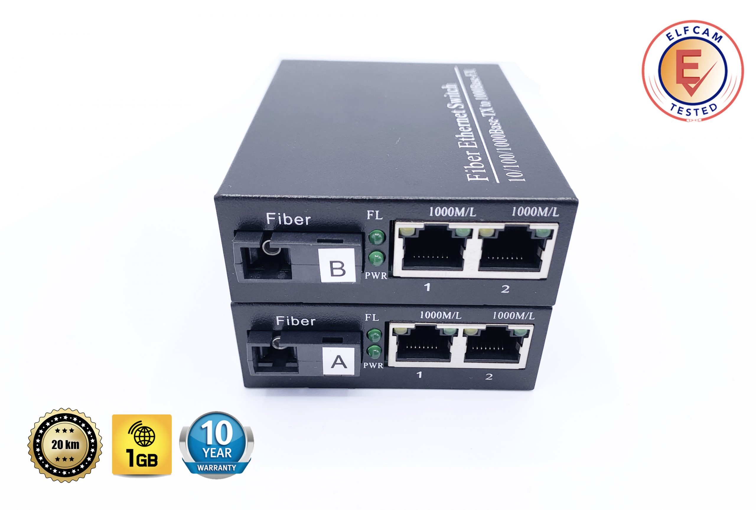 Convertisseur Fibre Ethernet Port1-Port4 (Lot 2) (Ref:2181) – Elfcam -  Fiber Solution Specialist