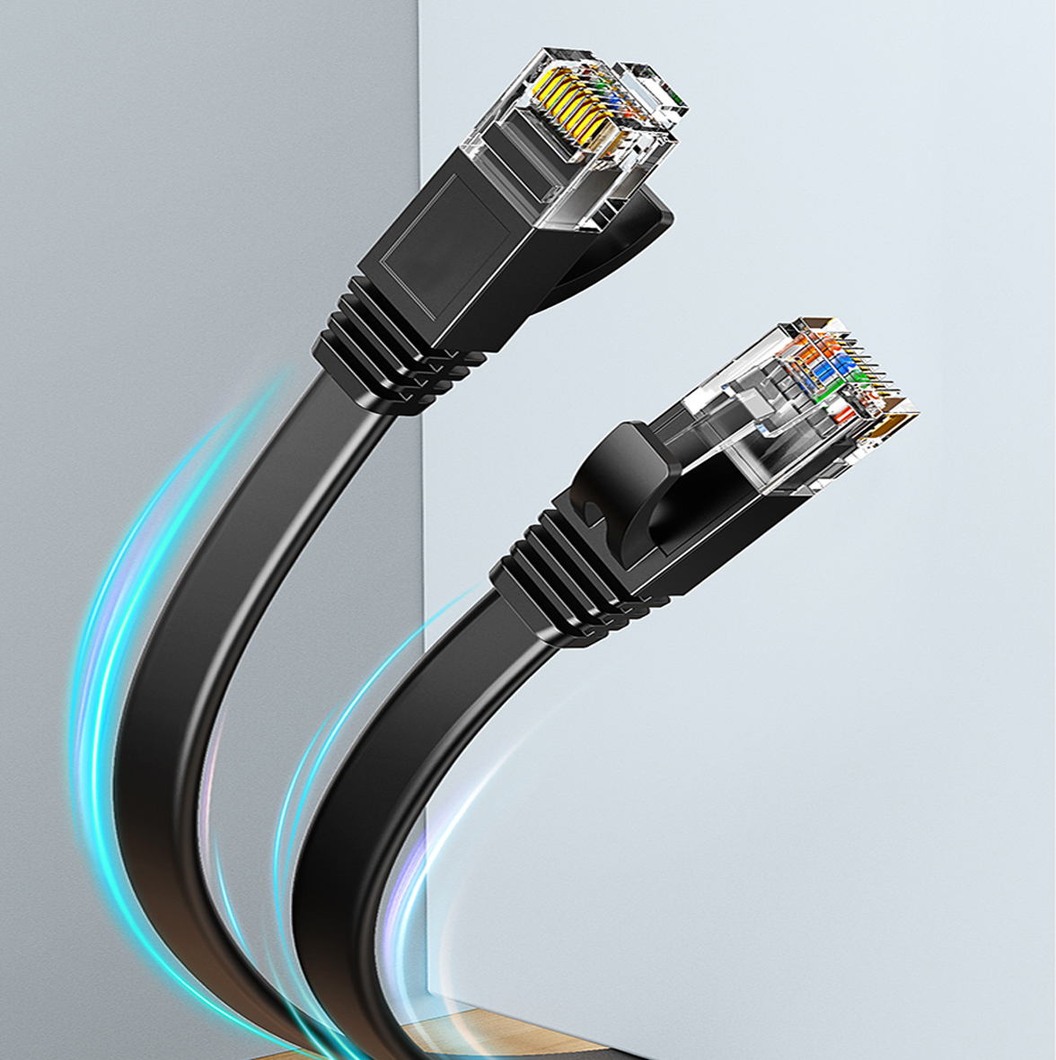 UGREEN Cat 7 Plat Câble Ethernet Réseau RJ45 Haut Débit 10Gbps