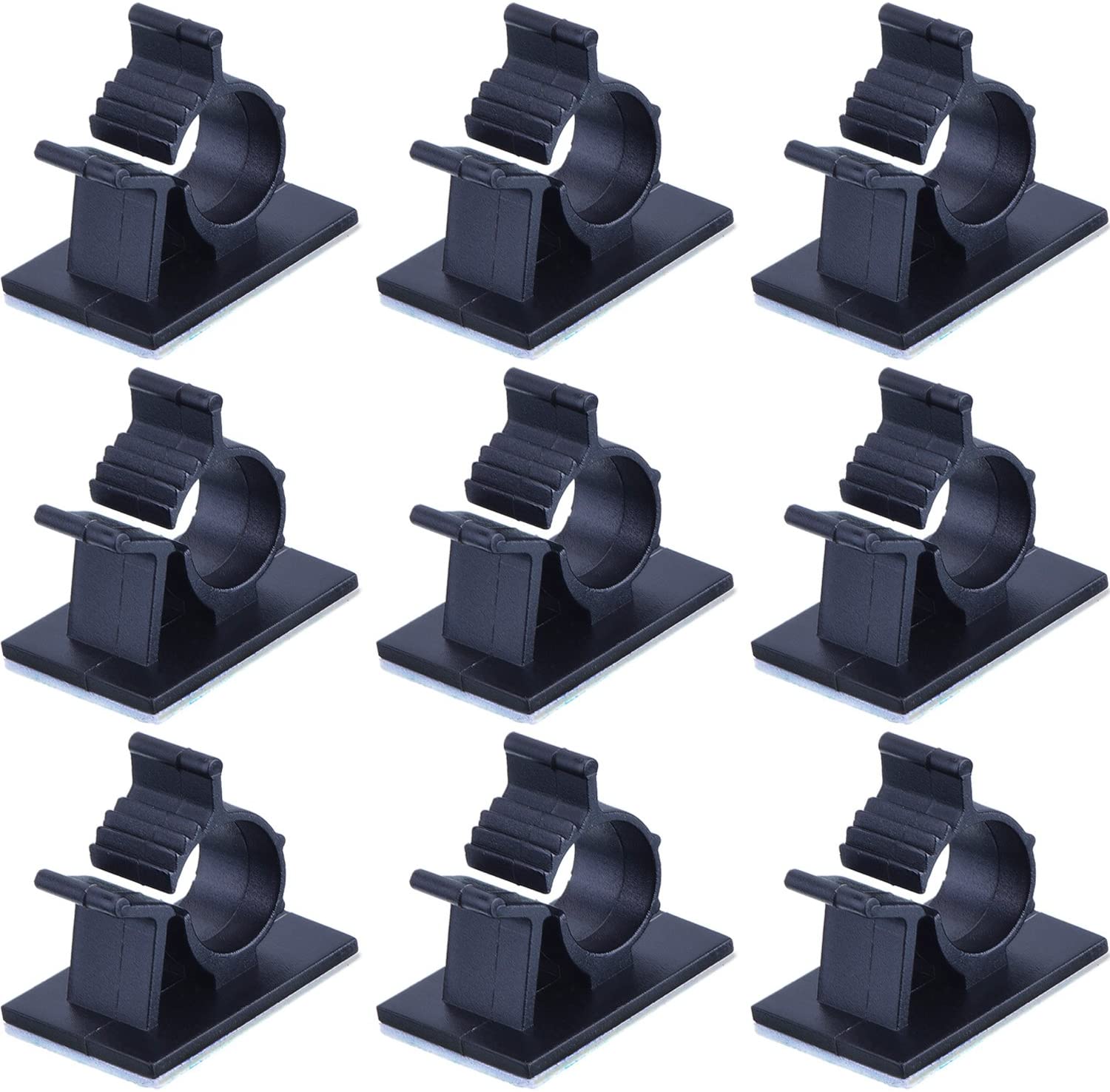 Adjustable Adhesive Cable Clips for Fiber Optic Cable Management
