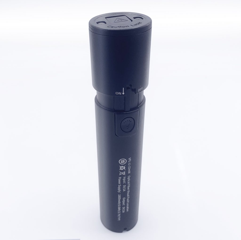 Stylo Optique FTTH VFL Elfcam® 50mW/50KM - Localisateur Défauts Fibre Optique - Avec Adaptateur SC/LC