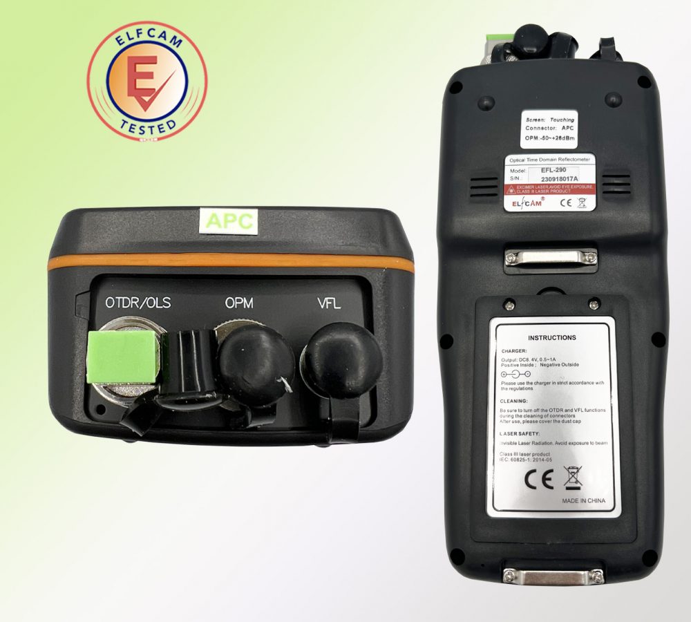 Elfcam® - Mini Photomètre Fibre Optique Testeur de Puissance Câble