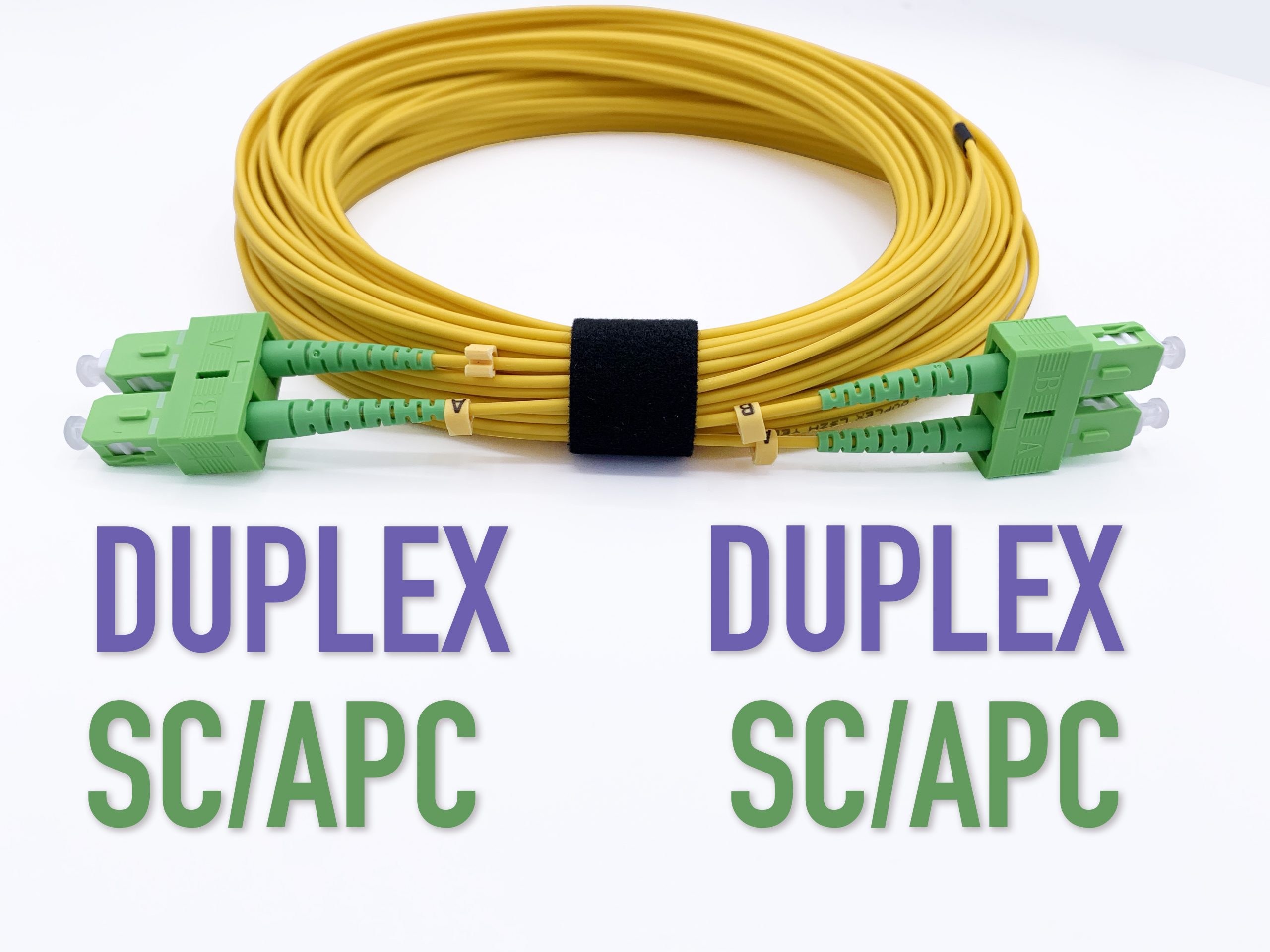 Elfcam® - 7 Metres Cable Fibre Optique Renforce SC/APC a SC/APC Simplex  Monomode (Diametre: 4,0mm), Equipe d'une PTO, Rallonge Uti Debit