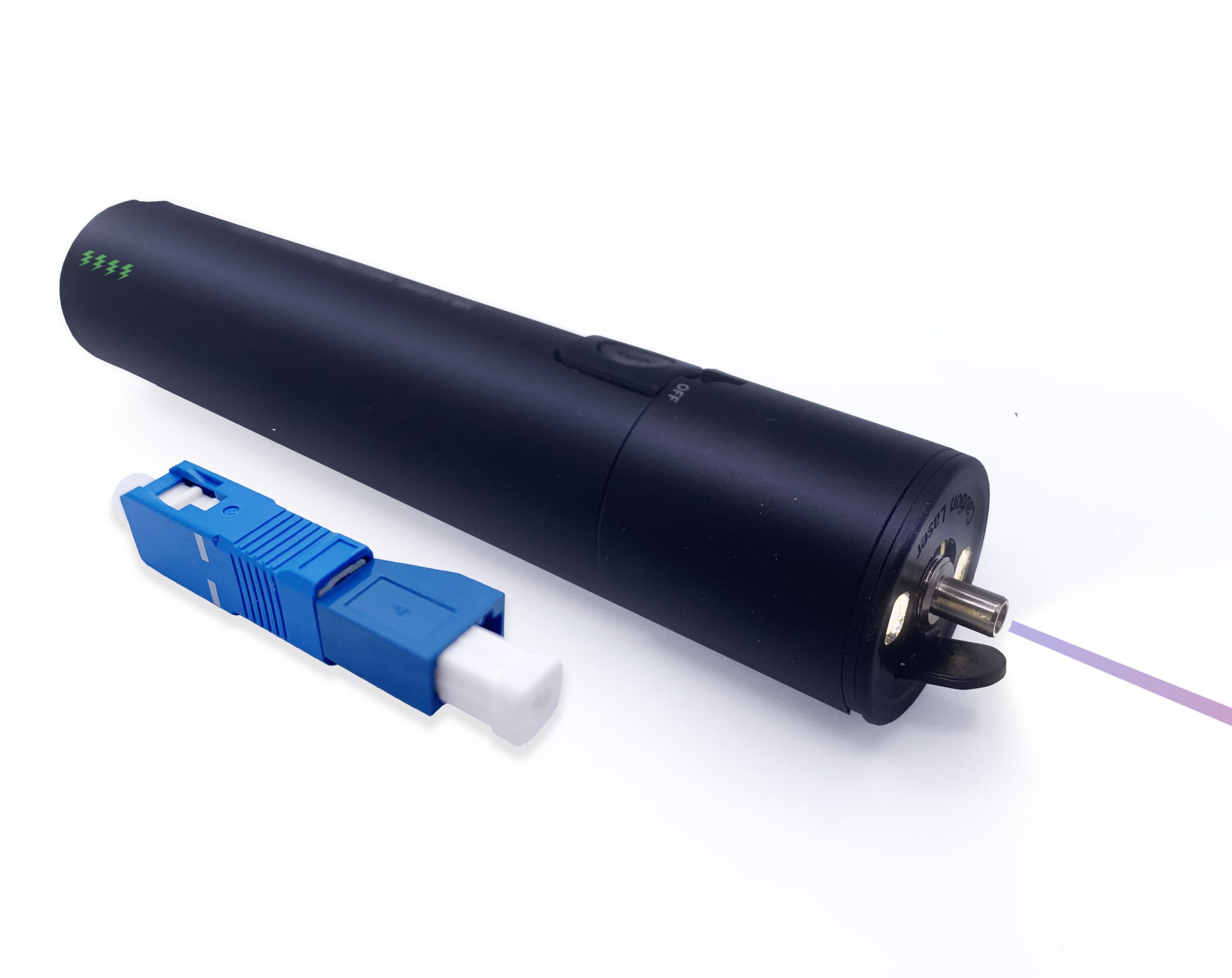 Láser de fibra óptica FTTH VFL de 15 mW: prueba con precisión